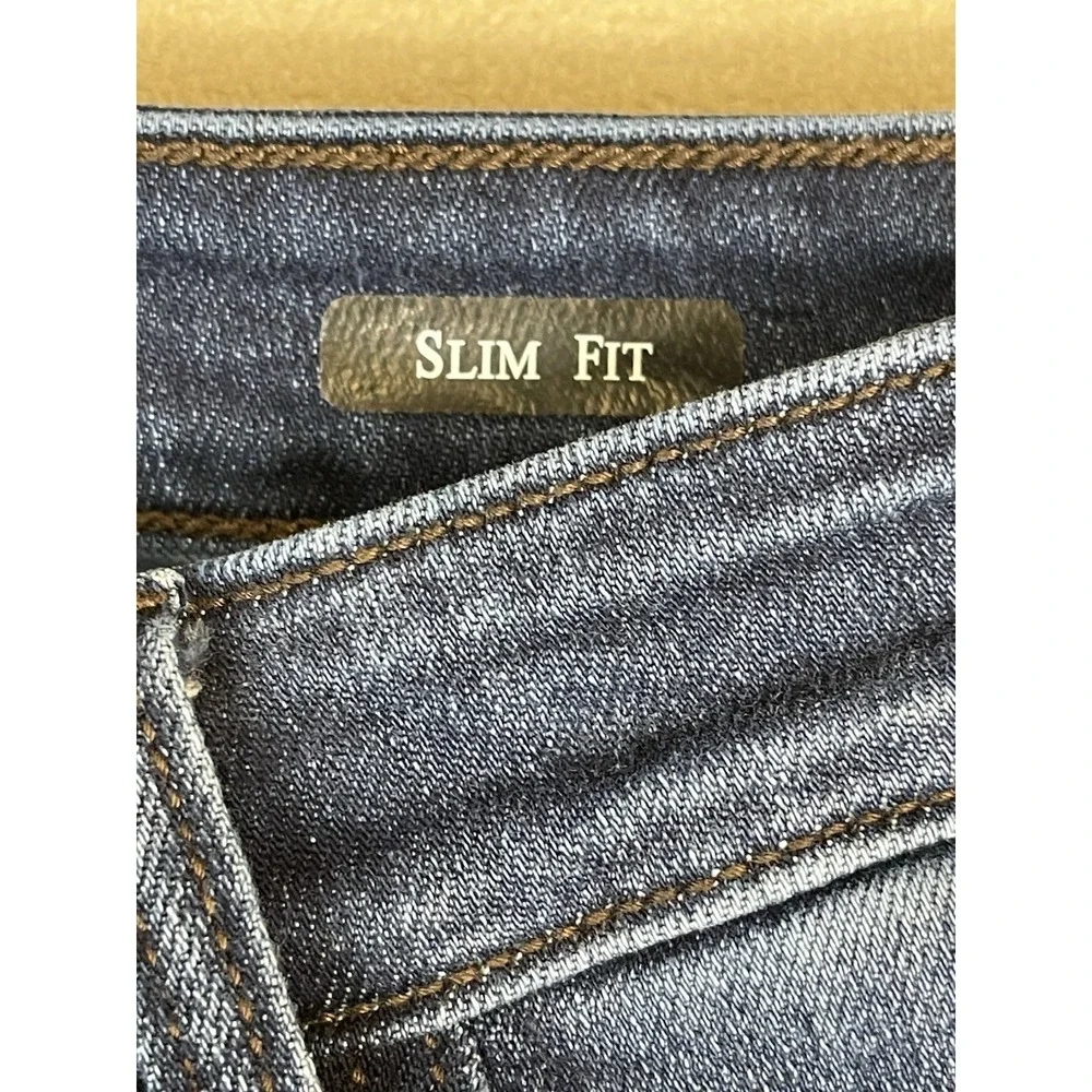 Judy‎ Blue Jeans Womens 5/27 Blue Slim Fit Mid Rise Stretch Tapered Denim